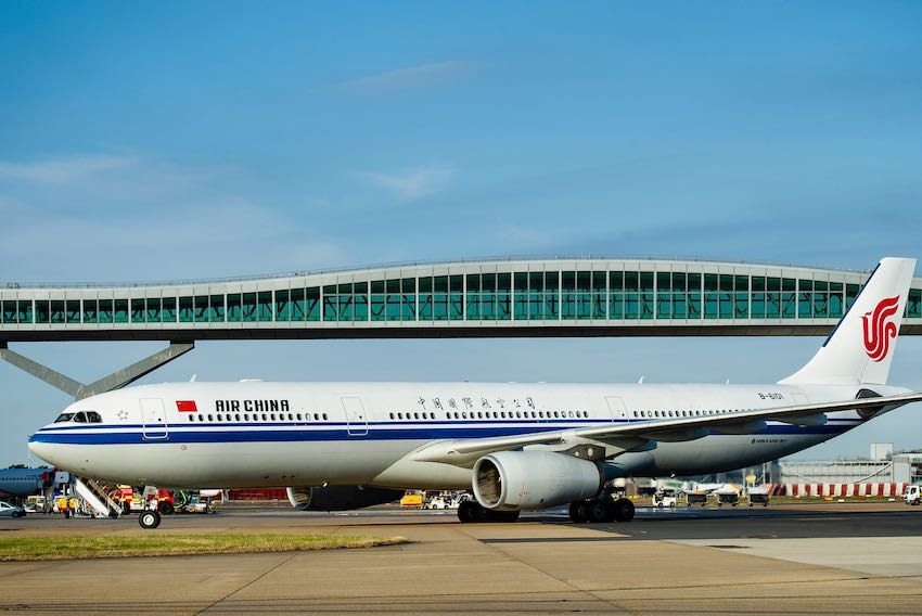 Air China at Gatwick