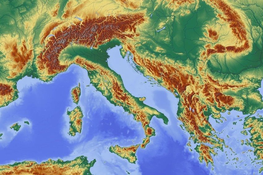 Italy map