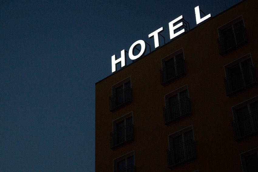 Generic hotel sign