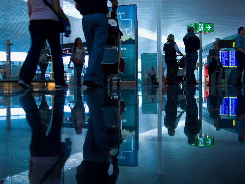 Airport arrivals passengers