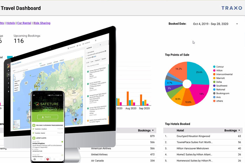 Safeture links with Traxo to capture off-channel bookings